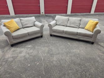 Couch and loveseat