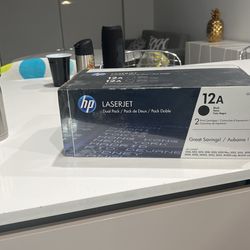 hp 12a black original laserjet toner cartridge Dual Pack