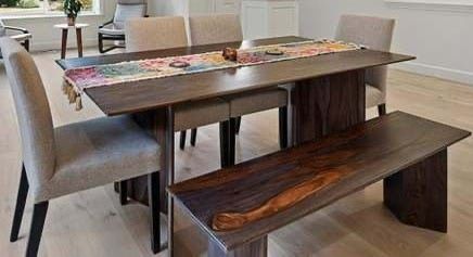 Premium Dining Table With Chairs + Bench