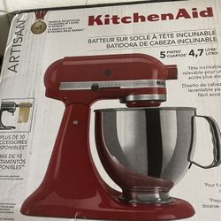 Kitchenaid Artisan 5qt - Red Tilthead