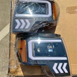 09-14 Ford F-150 LED Headlights Faros Lights Luces Calaveras Micas