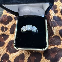 Cubic Zirconia Silver Ring