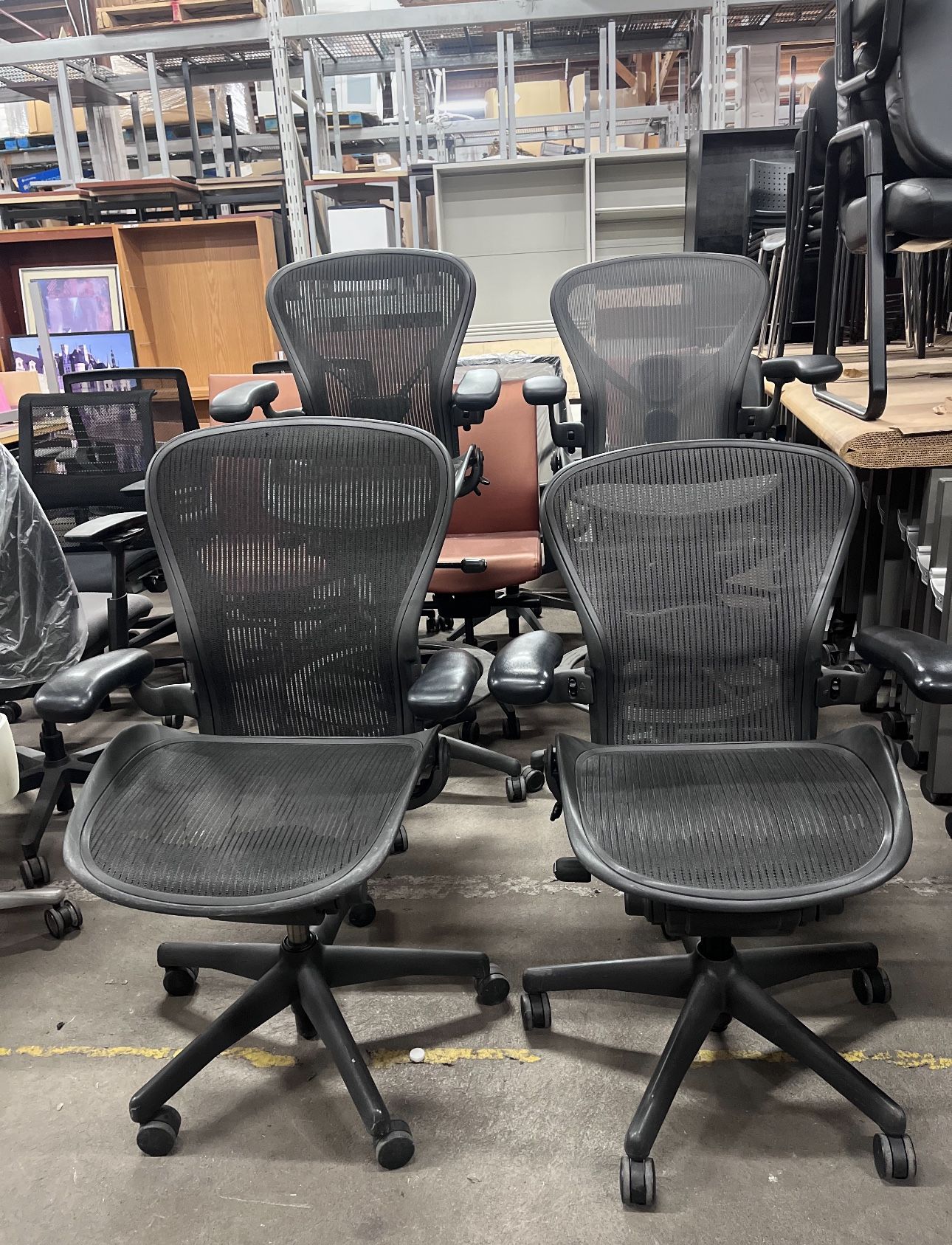 Herman Miller Aeron Office Chairs B C Drafting Stools Classic