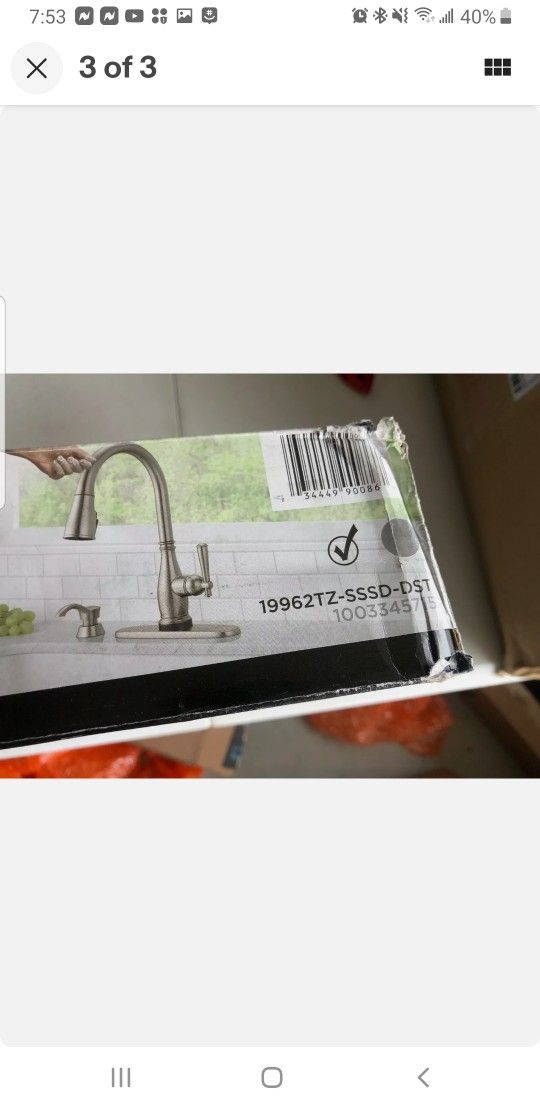 Delta Touch2o Kitchen Faucet 