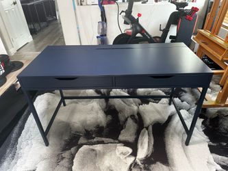 Wood and Metal Desk