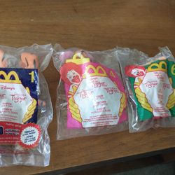 2000 Tigger The Movie Happy Meal Toys 1-Tigger 4-Piglet & 6-Owl