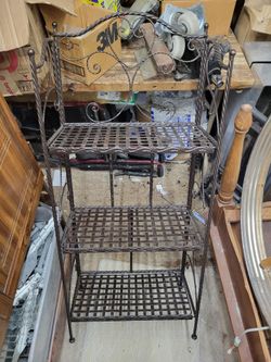 International Caravan Mandalay 4-tier folding bakers rack