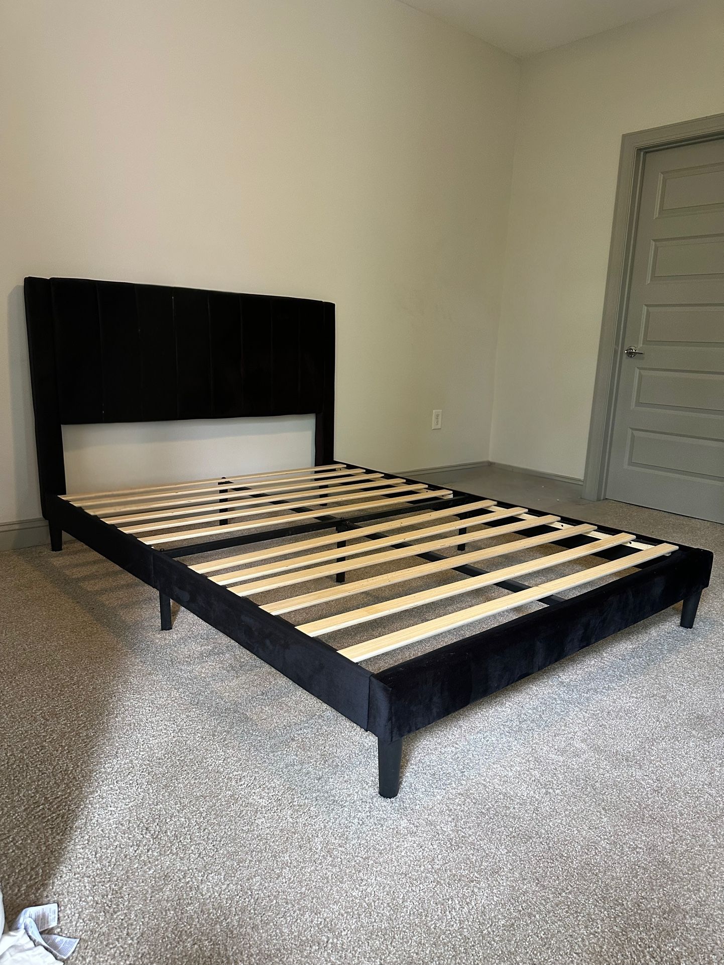 Cleo Velvet Upholstered Bedframe