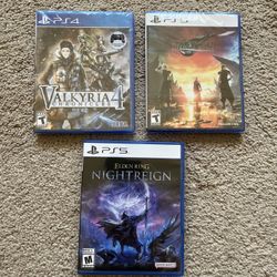 Final Fantasy 7 Rebírth Valkyria Elden Ring PS5 Video Game 