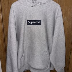 Supreme Box Logo Hoodie Gray 2025 🏋️