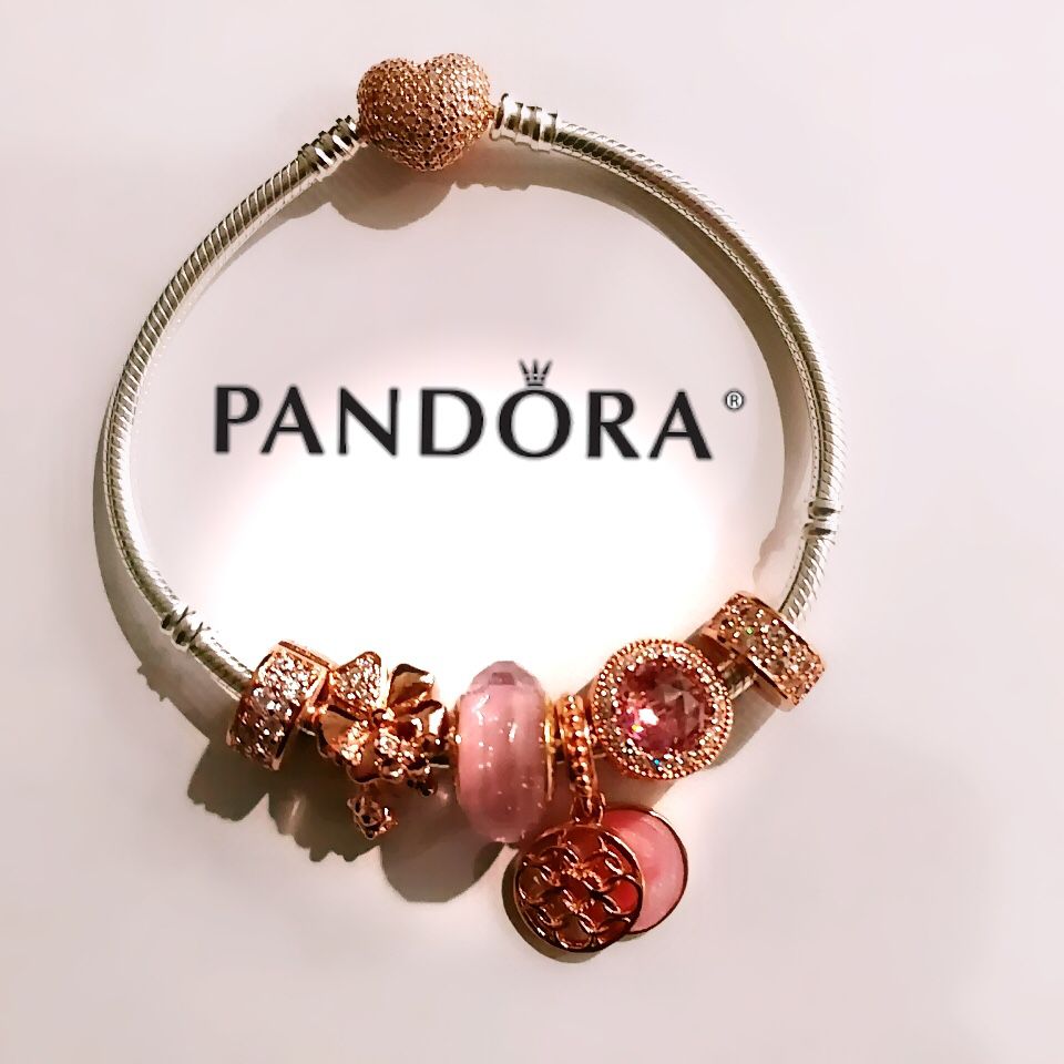 Pandora Rose Heart Clasp Bracelet