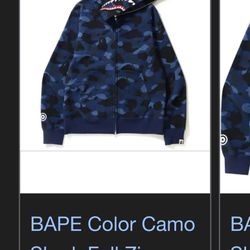Bape Zip Up
