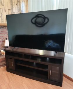 75" TCL flat screen TV With Stand