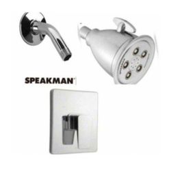 Speakman Kubos 1-Handle Shower Valve With Anystream Shower Faucet In Chrome  Valve Included