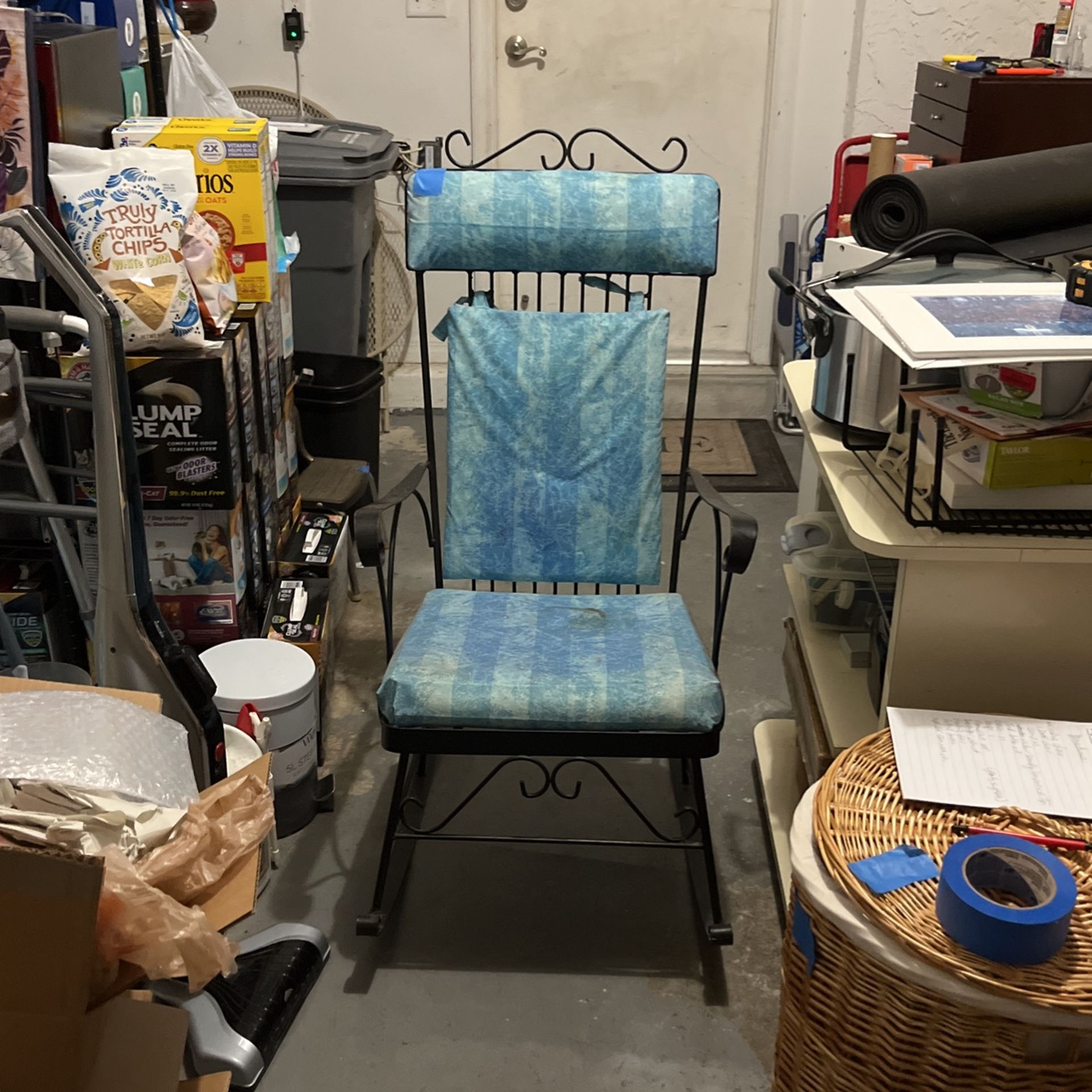 Wrought Iron Rocking Chair for Sale in Boca Raton, FL - OfferUp
