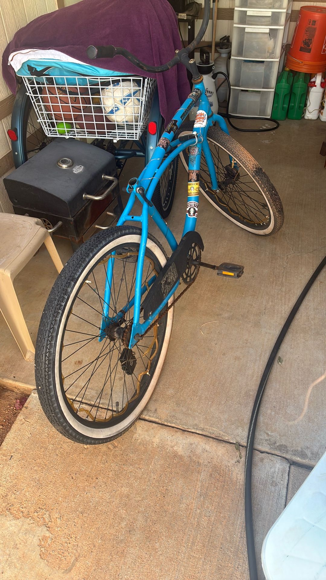 Beach Cruiser Blue 26