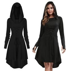 Read Below: New 2X XXL Renaissance Medieval Black Halloween Costume