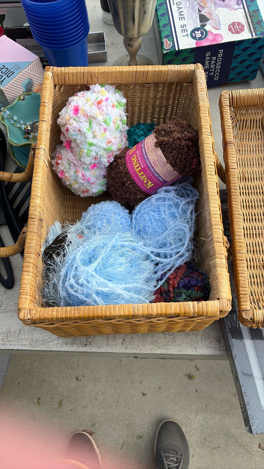 Yarn And Basket