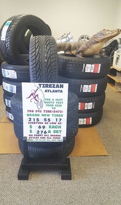 215 55 17 BRAND NEW TIRE TIRES $69 EACH $276 SET