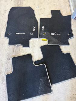 RX F sport Lexus floor mats OEM