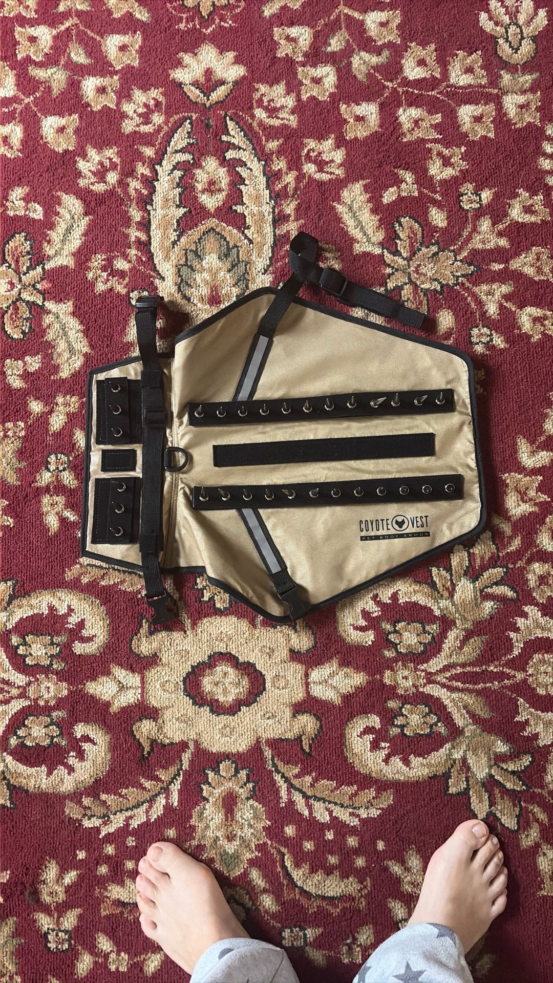 Dog Coyote Vest Pet Body Armor Size Medium