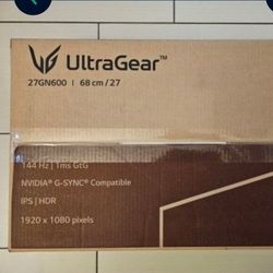 LG UltraGear 27" FHD Gaming Monitor G-SYNC 144Hz 1ms (2x available)