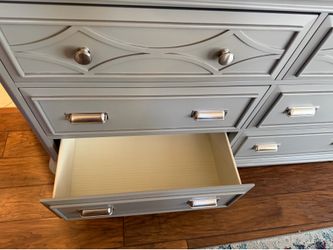 Bedroom dresser with six drawers