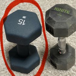 Dumbbell (One Piece Of 15lbs)