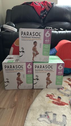 Parasol diapers size 6 bundle of 3