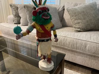 Vintage Hand-Carved Southwestern Hopi Indian Kachina Dancer Doll (1980s)