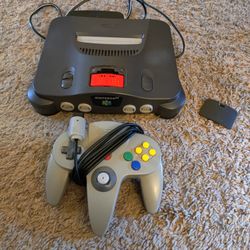Original N64 And Free Controller!