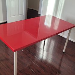 Ikea Red Big Desk