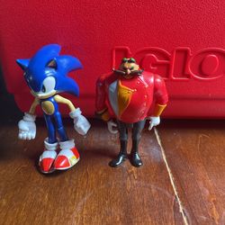 Dr Egg man And Sonic 4 Inch Figure 