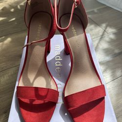 Red Heel Sandals