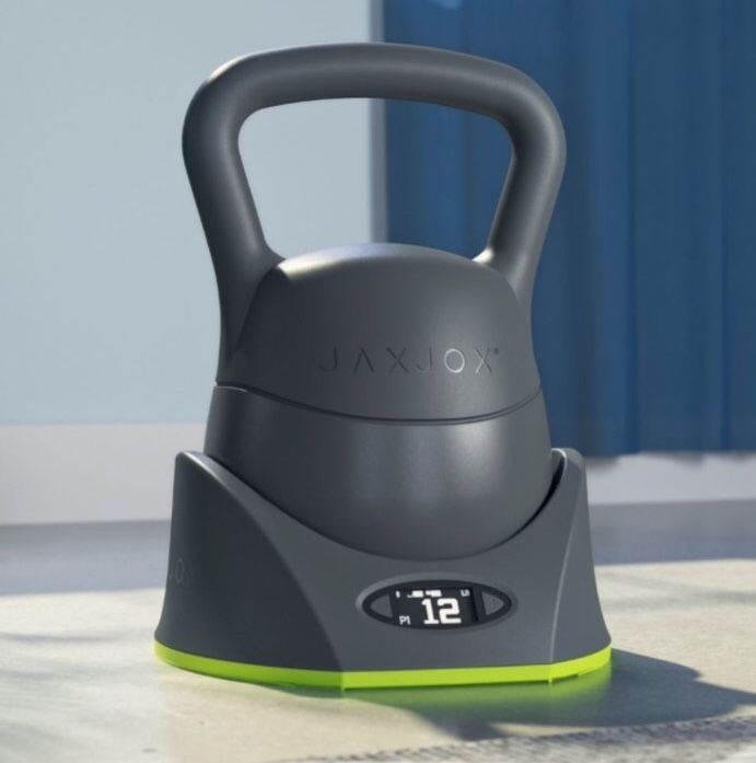 NEW Digital Kettlebell Set, Adjustable Kettlebells 12 lbs To 42 lbs - JAXJOX !