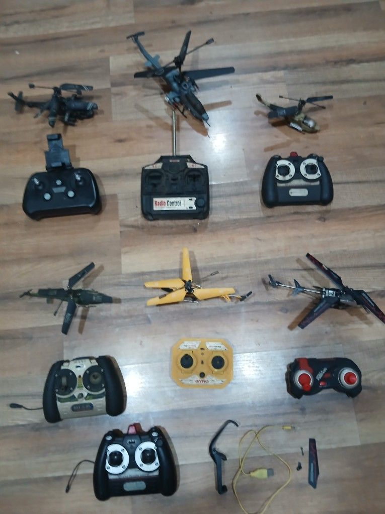 LOT OF GYRO/HELICOPTERS Please See Picture