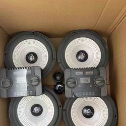 Mercedes-Benz S600 car audio system dismantling; big Berlin speakers.