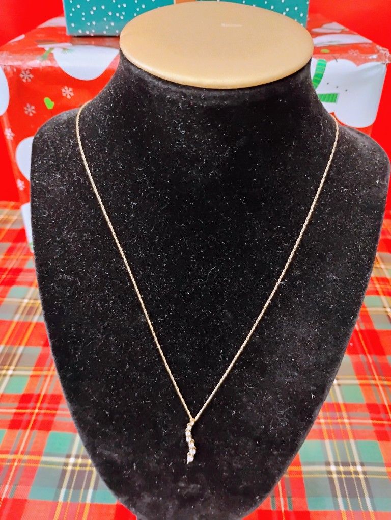 Christmas Garland Diamond Necklace