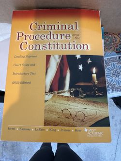 Criminal Procedure ane Constitution 2022 Edition