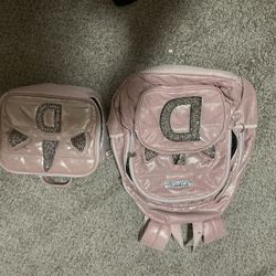 Justice Girls Backpack And Lunch Box 