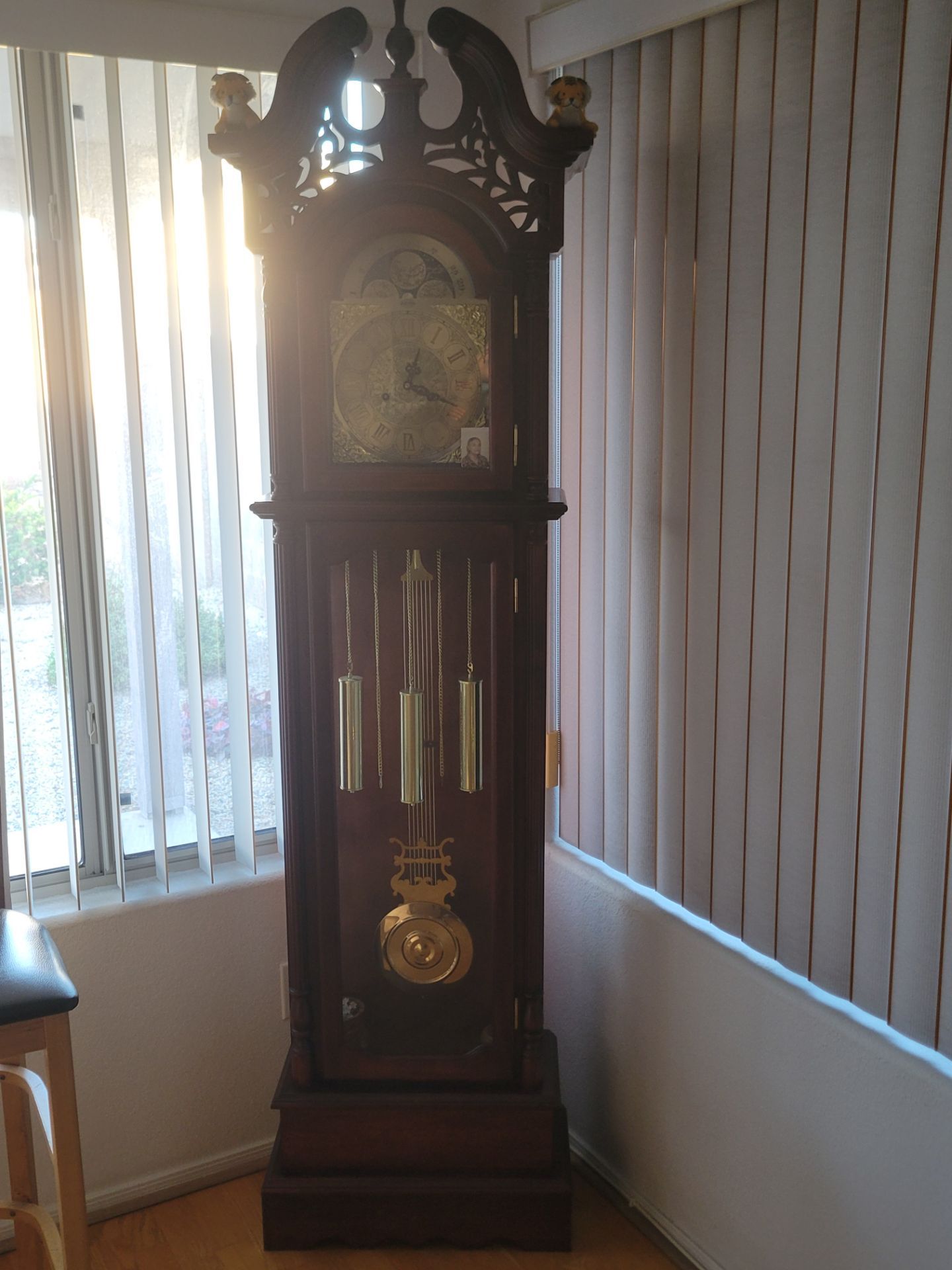 Traditional Wooden Grandfather Clock