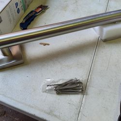 Gatco elevate 12" Bathtub/ Shower / Bathroom grab bar in satin nickel, multiple available