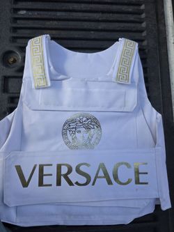 White Versace Vest Medium