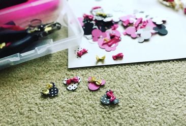 Mickey/minnie mouse die cut