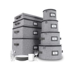 HOMELUX THEORY Hard Shell China Storage Containers