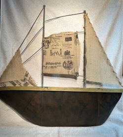 Decorative Metal Sailboat Wall Art