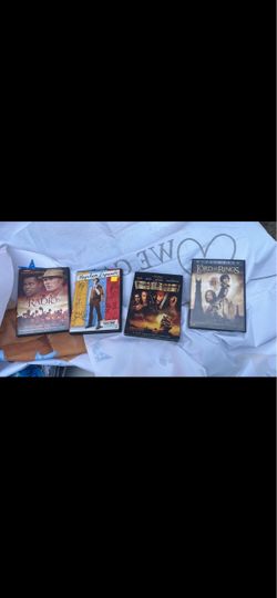 Lot of 4 DVDs – Radio, Napoleon Dynamite, Pirates of the Caribbean, Lord of the Rings