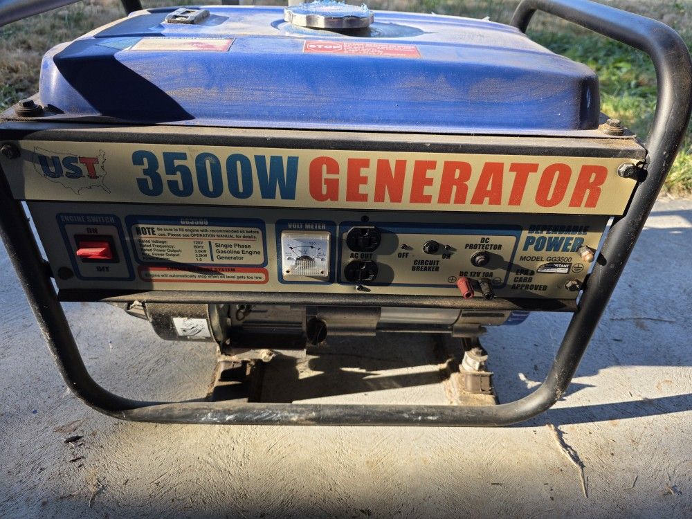 Ultimate Solution Tools 3500w Portable Generator