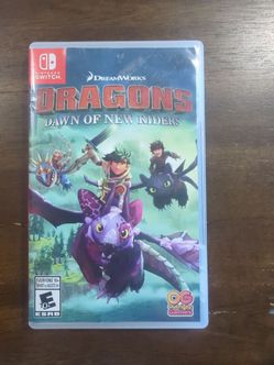 Nintendo switch game Dragons Dawn of New Riders