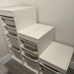 IKEA Trofast Storage Drawers 